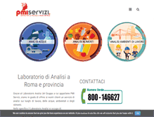 Tablet Screenshot of laboratorioanalisi.pmiservizi.it